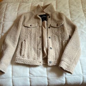 Sherpa jacket tan